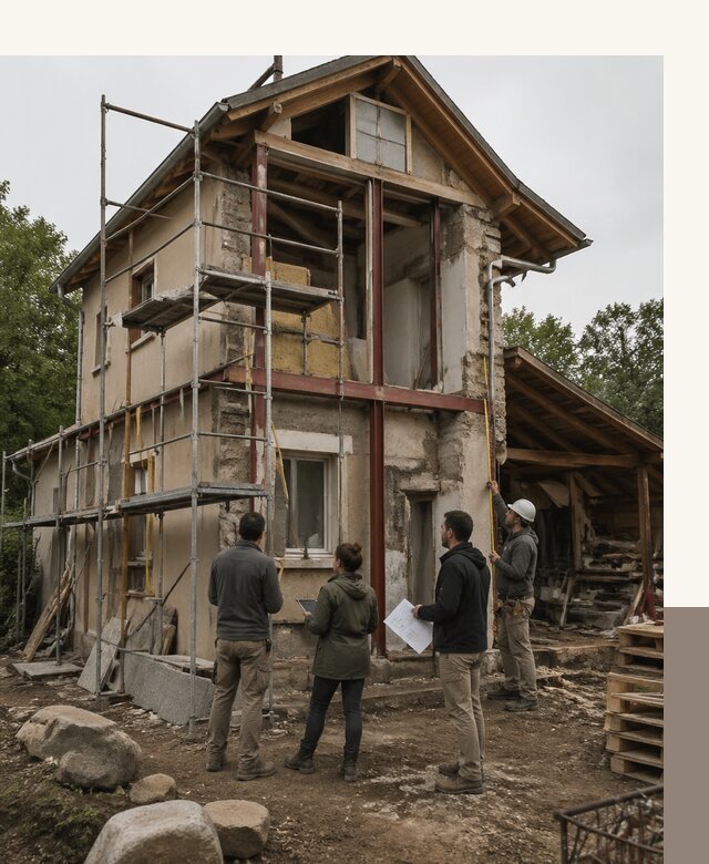 Реконструкция загородного дома под ключ в Туле от бюро