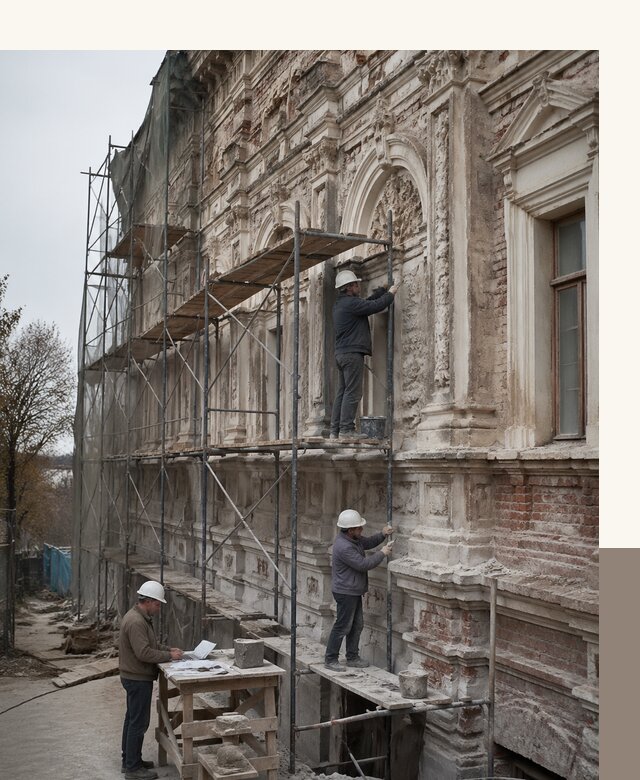 Реставрация объектов культурного наследия под ключ в Туле